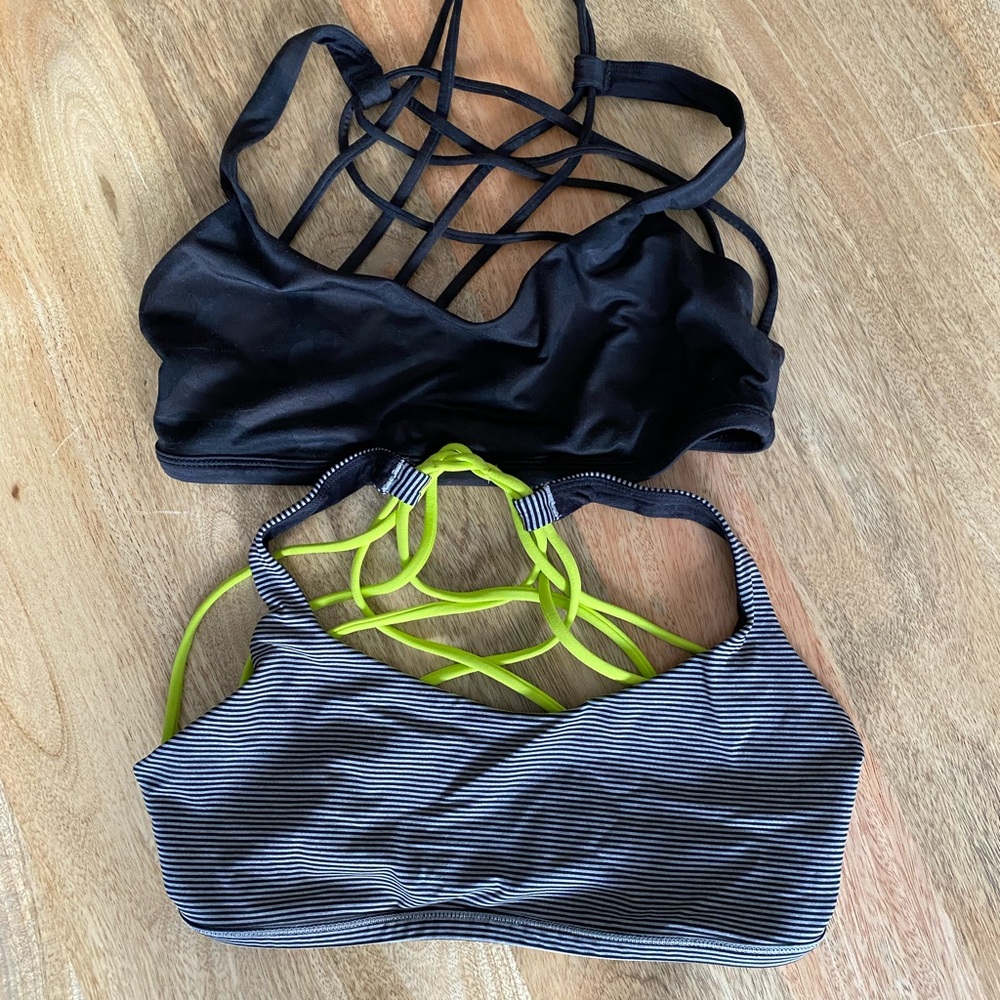 2 Lululemon Free To Be Bra size 6